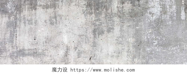 灰色复古划痕水泥墙背景大图